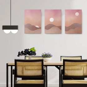 Set 3 tablouri Boho minimalism peisaje - Dimensiune multicanvas: 3 tablouri 30x45 cm