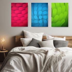 Set 3 tablouri minimaliste forme abstracte - Dimensiune multicanvas: 3 tablouri 50x70 cm