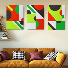 Set 3 tablouri minimaliste forme geometrice - Dimensiune multicanvas: 3 tablouri 80x120 cm