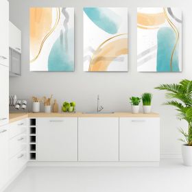 Set 3 tablouri abstracte multicanvas - Dimensiune multicanvas: 3 tablouri 50x70 cm