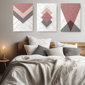 Set 3 tablouri minimaliste forme geometrice - Dimensiune multicanvas: 3 tablouri 80x120 cm