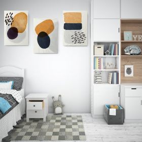 Set 3 tablouri Boho minimalism forme abstracte - Dimensiune multicanvas: 3 tablouri 30x45 cm
