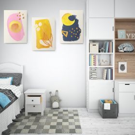 Set 3 tablouri Boho minimalism forme abstracte - Dimensiune multicanvas: 3 tablouri 30x45 cm