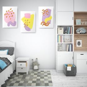 Set 3 tablouri Boho minimalism forme abstracte - Dimensiune multicanvas: 3 tablouri 80x120 cm