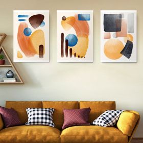 Set 3 tablouri Boho minimalism forme abstracte - Dimensiune multicanvas: 3 tablouri 40x60 cm
