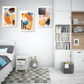 Set 3 tablouri Boho minimalism forme abstracte - Dimensiune multicanvas: 3 tablouri 40x60 cm