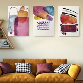 Set 3 tablouri Boho minimalism forme abstracte - Dimensiune multicanvas: 3 tablouri 80x120 cm