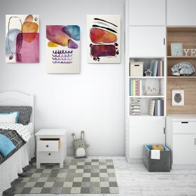 Set 3 tablouri Boho minimalism forme abstracte - Dimensiune multicanvas: 3 tablouri 80x120 cm