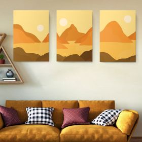 Set 3 tablouri Boho minimalism peisaje - Dimensiune multicanvas: 3 tablouri 40x60 cm