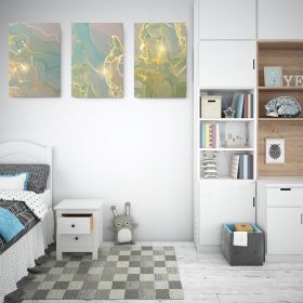 Set 3 tablouri canvas abstract imitatie marmura - Dimensiune multicanvas: 3 tablouri 60x90 cm
