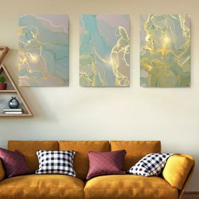 Set 3 tablouri canvas abstract imitatie marmura - Dimensiune multicanvas: 3 tablouri 60x90 cm