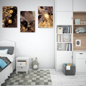 Set 3 tablouri canvas abstract imitatie marmura - Dimensiune multicanvas: 3 tablouri 40x60 cm