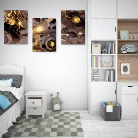 Set 3 tablouri canvas imitatie marmura - Dimensiune multicanvas: 3 tablouri 40x60 cm