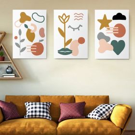 Set 3 tablouri minimalist forme abstracte - Dimensiune multicanvas: 3 tablouri 40x60 cm