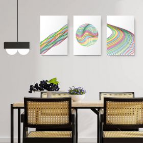 Set 3 tablouri Boho minimalism forme abstracte - Dimensiune multicanvas: 3 tablouri 40x60 cm