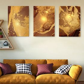 Set 3 tablouri canvas abstract imitatie marmura - Dimensiune multicanvas: 3 tablouri 40x60 cm