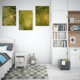 Set 3 tablouri canvas abstract imitatie marmura - Dimensiune multicanvas: 3 tablouri 40x60 cm