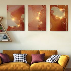 Set 3 tablouri canvas abstract imitatie marmura - Dimensiune multicanvas: 3 tablouri 40x60 cm