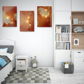 Set 3 tablouri canvas abstract imitatie marmura - Dimensiune multicanvas: 3 tablouri 80x120 cm