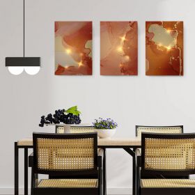 Set 3 tablouri canvas abstract imitatie marmura - Dimensiune multicanvas: 3 tablouri 80x120 cm