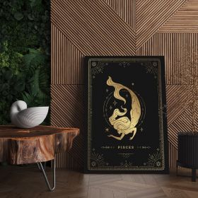 Tablou zodia pesti auriu - Material produs:: Tablou canvas pe panza CU RAMA, Dimensiunea:: 80x120 cm