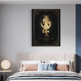 Tablou zodia taur auriu - Material produs:: Poster pe hartie FARA RAMA, Dimensiunea:: 40x60 cm
