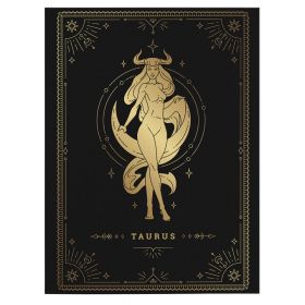 Tablou zodia taur auriu - Material produs:: Tablou canvas pe panza CU RAMA, Dimensiunea:: 60x80 cm