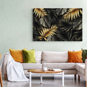 Frunze aurii exotice tablou - Material produs:: Poster pe hartie FARA RAMA, Dimensiunea:: 20x30 cm