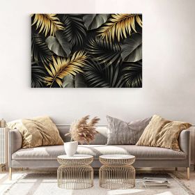 Frunze aurii exotice tablou - Material produs:: Poster pe hartie FARA RAMA, Dimensiunea:: 20x30 cm