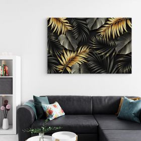 Frunze aurii exotice tablou - Material produs:: Poster pe hartie FARA RAMA, Dimensiunea:: 20x30 cm