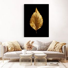 Frunza Aurie Tablou Modern - Material produs:: Poster pe hartie FARA RAMA, Dimensiunea:: 40x60 cm