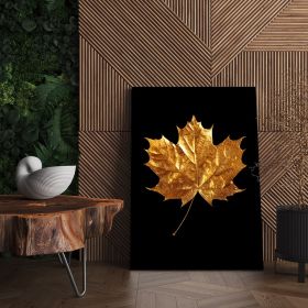 Frunza aurie de artar tablou - Material produs:: Poster pe hartie FARA RAMA, Dimensiunea:: 50x70 cm