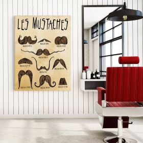 Barber Shop Tablou shaving vintage - Material produs:: Tablou canvas pe panza CU RAMA, Dimensiunea:: 40x60 cm