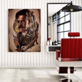Barber Shop Tablou shaving vintage - Material produs:: Poster pe hartie FARA RAMA, Dimensiunea:: 30x40 cm