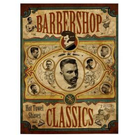 Barber Shop Tablou shaving vintage - Material produs:: Poster pe hartie FARA RAMA, Dimensiunea:: 30x40 cm