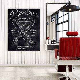 Barber Shop Tablou Haircut - Material produs:: Poster pe hartie FARA RAMA, Dimensiunea:: 40x60 cm