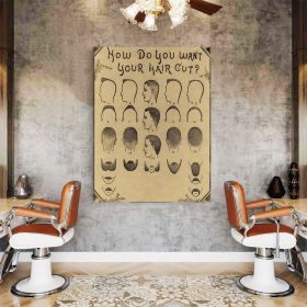 Barber Shop Tablou Haircut - Material produs:: Poster pe hartie FARA RAMA, Dimensiunea:: 20x30 cm