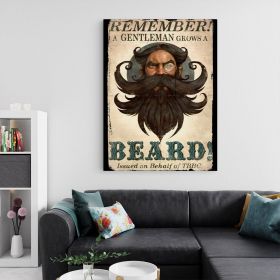 Barber Shop Tablou Shaving Vintage - Material produs:: Poster pe hartie FARA RAMA, Dimensiunea:: 40x60 cm