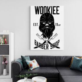 Barber Shop Tablou Wookie Vintage - Material produs:: Tablou canvas pe panza CU RAMA, Dimensiunea:: 70x100 cm