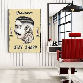 Barber Shop Tablou Stay Sharp - Material produs:: Poster pe hartie FARA RAMA, Dimensiunea:: 60x90 cm