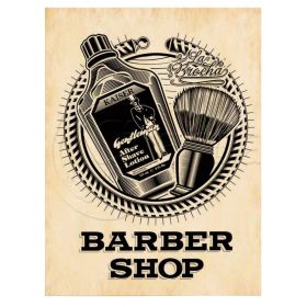 Barber Shop Tablou Vintage - Material produs:: Poster pe hartie FARA RAMA, Dimensiunea:: 20x30 cm