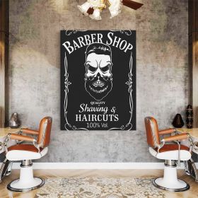 Barber Shop Tablou Shaving - Material produs:: Tablou canvas pe panza CU RAMA, Dimensiunea:: 60x90 cm