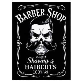 Barber Shop Tablou Shaving - Material produs:: Poster pe hartie FARA RAMA, Dimensiunea:: 30x40 cm