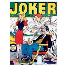 Barber Store Tablou Joker vintage - Material produs:: Poster pe hartie FARA RAMA, Dimensiunea:: 80x120 cm