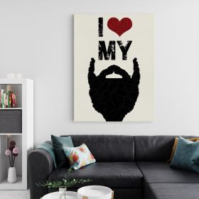 Barber Store Tablou I love my beard - Material produs:: Poster pe hartie FARA RAMA, Dimensiunea:: 50x70 cm