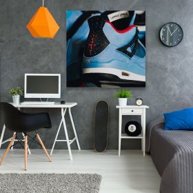 Jordan 4 Air Retro tablou - Material produs:: Poster pe hartie FARA RAMA, Dimensiunea:: 80x80 cm