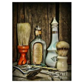 Tablou Barber Shop Tablou ustensile barbierit - Material produs:: Poster pe hartie FARA RAMA, Dimensiunea:: 30x40 cm