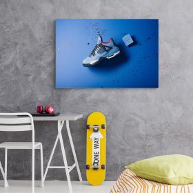 Jordan 4 Retro tablou - Material produs:: Tablou canvas pe panza CU RAMA, Dimensiunea:: 80x120 cm