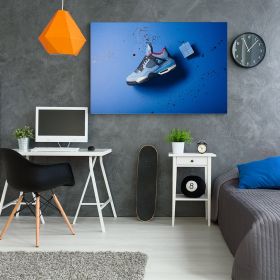 Jordan 4 Retro tablou - Material produs:: Tablou canvas pe panza CU RAMA, Dimensiunea:: 80x120 cm
