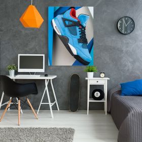 Jordan 4 tablou blue - Material produs:: Poster pe hartie FARA RAMA, Dimensiunea:: A1 59,4x84,1 cm